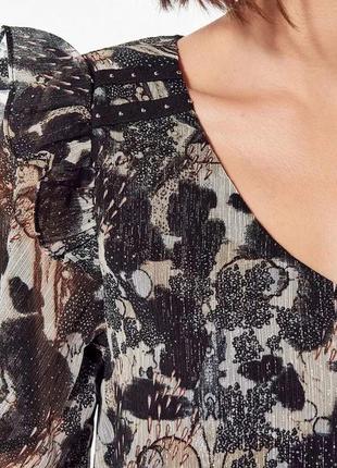 Оригінальна шифонова блузка kaporal pecan, xs6 фото