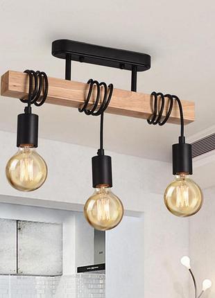 Підвісна люстра на три плафони