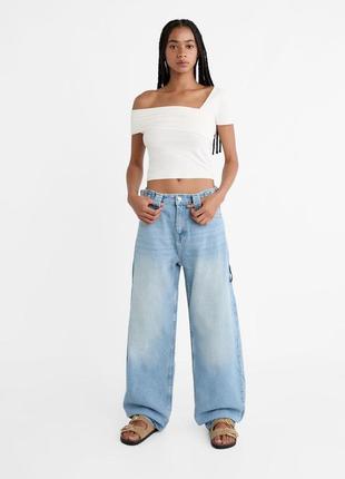 Джинси baggy stradivarius