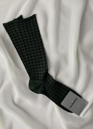 Длинные носки pied de poule calzedonia one size