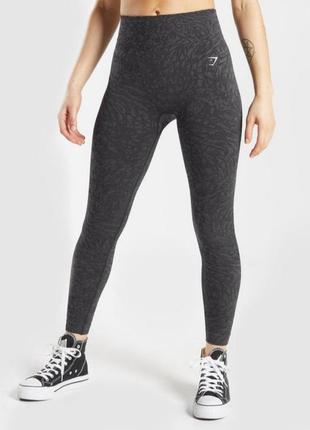 Лосіни легінси gymshark чорні графітові