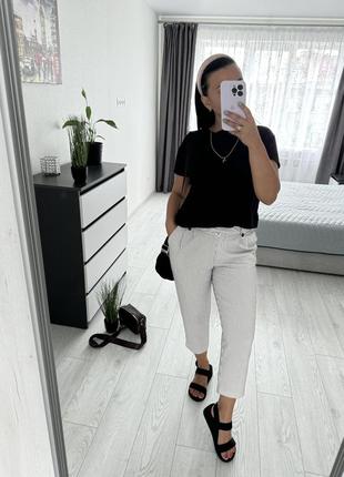 Классные укороченные брюки topshop, размер s_m