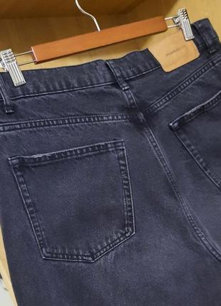 Джинсы XXS / 40 р. eur 40 wide leg трубы багги широкие baggi черные высокая посадка5 фото