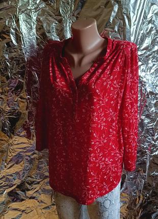 ✨ красная блузка блуза женская джемпер ✨