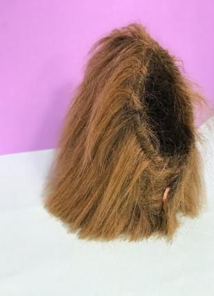 Карнавальна шапочка для собак multibrand "парик" коричневий
