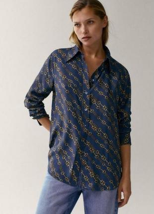 Блуза, сорочка massimo dutti3 фото