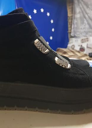 Черевики замш