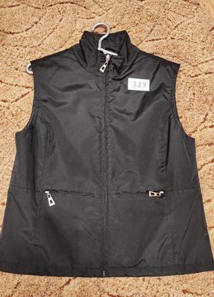 389.  💖💖💖 жіноча демісезонна жилетка.  р. - на наш 46