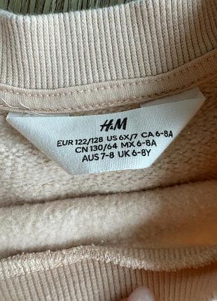 Свитшот hm, кофта на девочку 6-8 лет 7