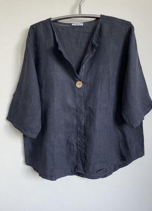 Блузка льон