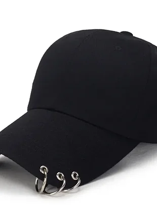 Кепка / бейсболка з пірсингом (кільцями)