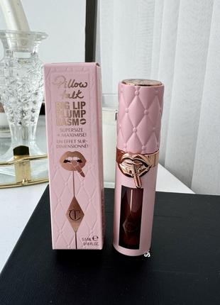 Блиск - плампер  для губ charlotte tilbury pillow talk big lip plumpgasm plumping lip gloss - medium