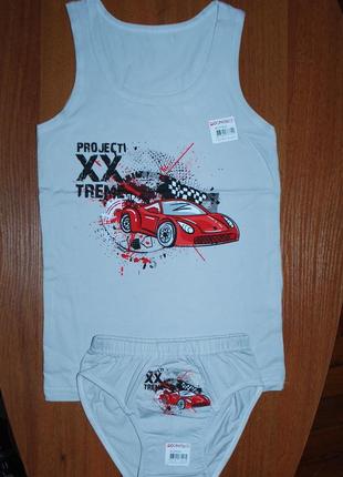 Комплект майка трусики плавки 6-7 рост 122-128 донела donella формула машинка