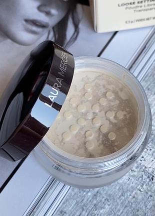 Розсипчаста пудра laura mercier loose setting powder (translucent) ​​​​​​​9.3 g