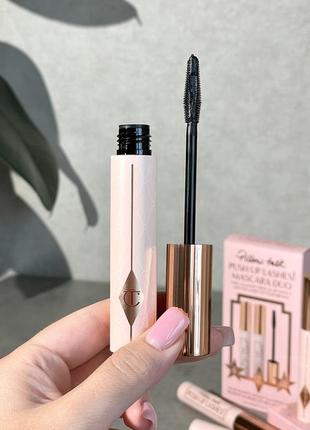 Туш tarte 4 мл super black mascara 10 ml (без коробочки, з набору)3 фото