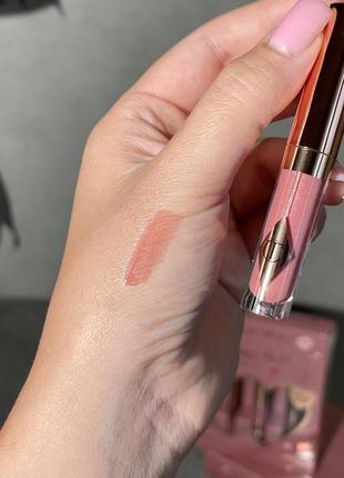 Блеск для губ charlotte tilbury jewel lips (pillow talk) 1.4 ml (без коробочки, из набора)