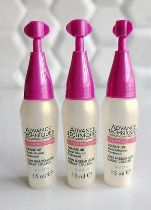 Восстанавливающая сыворотка для окрашенных волос эйвон avon advance techniques