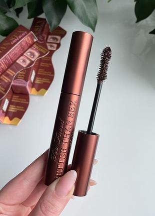 Тушь для ресниц too faced better than sex volumizing & lengthening mascara - chocolate 8 ml