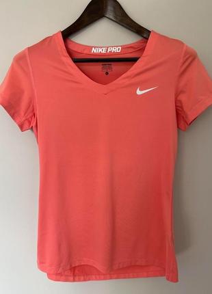 Персикова футболка nike pro оригінал