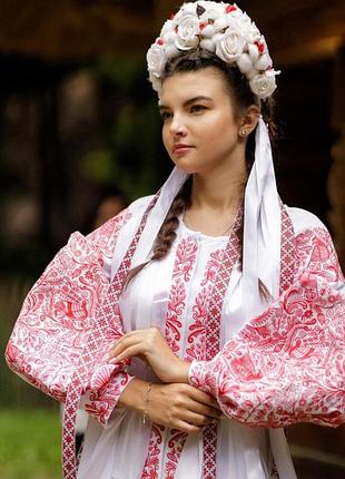 Платье вышиванка роскошное