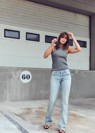 Джинси trf bootcut із середньою посадкою