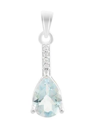 Серебряная подвеска ogosilver с топазом 2.46ct (1143599)