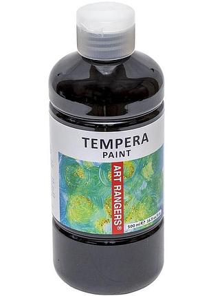 Темперная фарба gouache 500мл "black" art rangers 472 knz