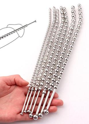 Уретральний катетер металевий stainless steel penis plug 5мм, 6мм, 8мм,10мм