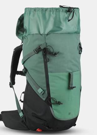 Туристический рюкзак quechua mh500 s 30л 63 x 30 x 23 см зеленый отделение для...