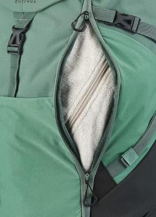 Туристический рюкзак quechua mh500 s 30л 63 x 30 x 23 см зеленый отделение для...