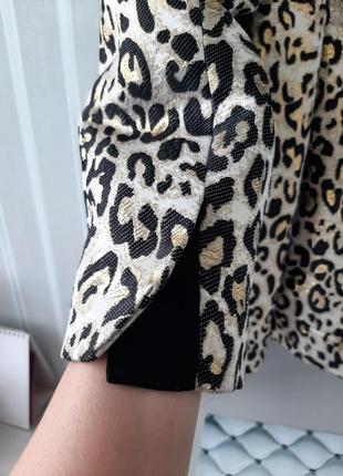 Леопардовый пиджак / жакет5 фото