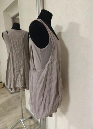 Этано бохо майка топ блуза чк rundholz oska из италии made in italy4 фото
