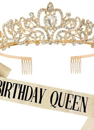 Набір до дня народження birthday queen з діадемою