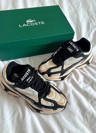 Жіночі кросівки lacoste l003 tan/ black