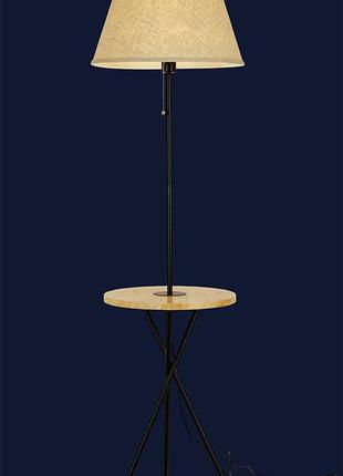 Торшер с деревянной полкой 918f8333-1 wood