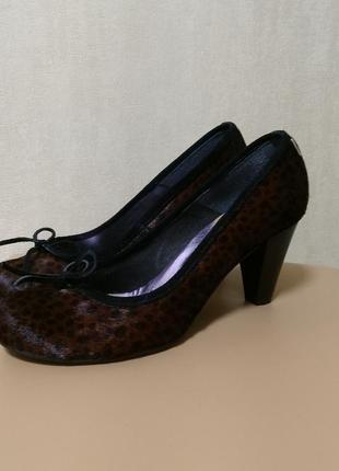 Меховые туфли ballerinas club.