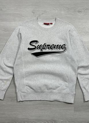 Supreme fw16 brush script мужской свитшот