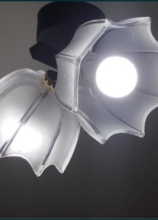 Стильная металлическая люстра