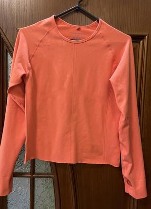 Спортивный лонг с отверстием для пальца primark cares l