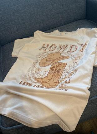 Стильна футболка howdy 🤠