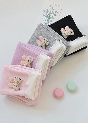 Теплые детские лосины для девочки