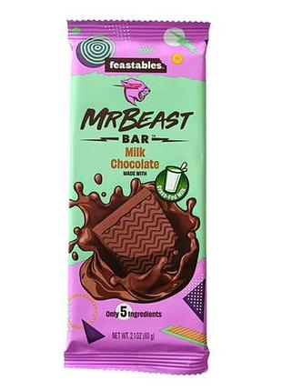 Шоколад feastables mr beast bar milk chocolate 60g