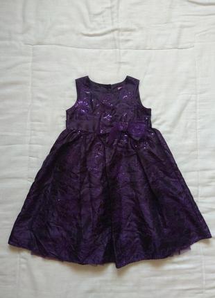 Красивое нарядное платье на девочку f&f 2-3 года