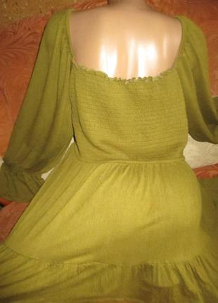 Блузка-туніка із широкими рукавами,віскоза рубчик,18р