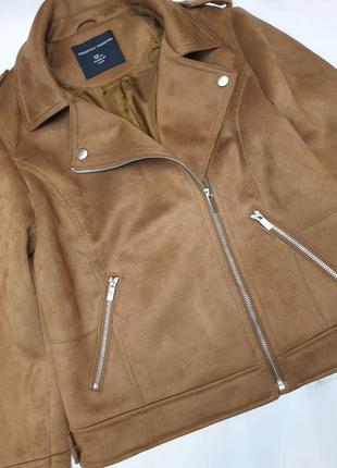 Куртка косуха осінь еко-замша