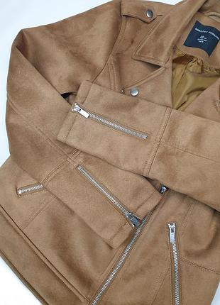 Куртка косуха осінь еко-замша