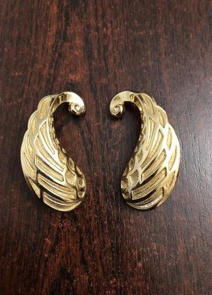 Christian dior серьги- клипсы, vintage 1980р.