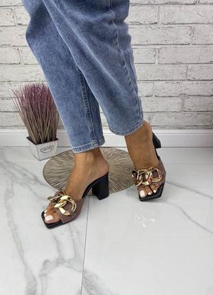 36-40 рр шлепки натуральная кожа/замша черный, белый, пудра