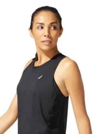Футболка майка топ asics green sleeveless