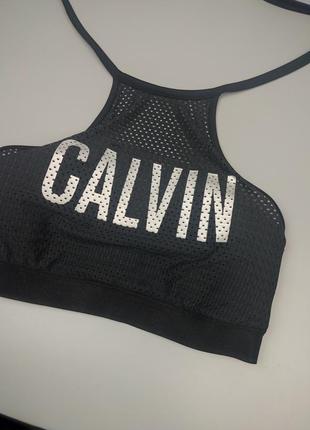 Чорний купальник з чашечками а, в, роздільний купальник calvin klein6 фото